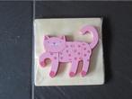 Houten puzzel poes, 6 stukken, legpuzzel., 2 tot 4 jaar, Ophalen of Verzenden, Zo goed als nieuw, Van hout