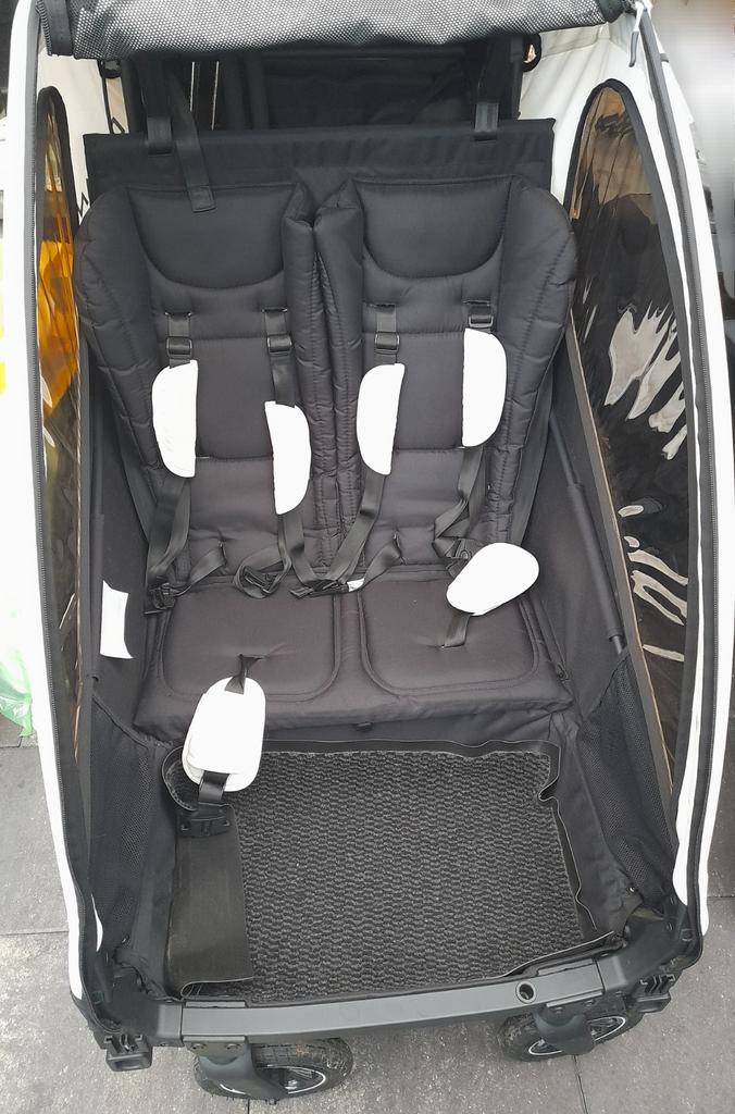 3 in 1 buggy, fietskar, jogger, Kinderen en Baby's, Tweelingen en Meerlingen, Zo goed als nieuw, Ophalen