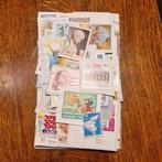 100 Postzegels voor journaling, scrapbooking, knutselen, Ophalen of Verzenden, Gestempeld