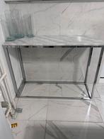 Console echt marmer, Overige materialen, Ophalen of Verzenden, Zo goed als nieuw, 75 cm of meer