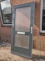 Voordeur (merbau) 201,5 x 93cm 4cm dik, Doe-het-zelf en Verbouw, Deuren en Horren, Ophalen, Gebruikt, 80 tot 100 cm, Buitendeur