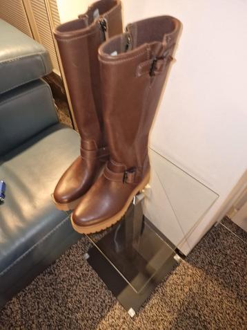 Nieuwe Timberland dames laarzen mt 37 (4)  bruin leer beschikbaar voor biedingen