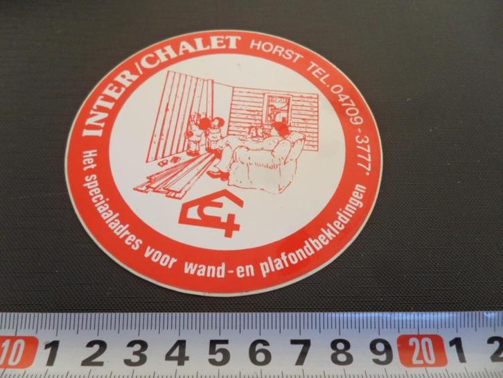 sticker Horst Inter / Chalet  wand- en plafondbekledingen, Verzamelen, Stickers, Zo goed als nieuw, Ophalen