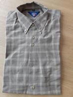 Overhemd korte mouw, Elmior, mt. M, Bruin, Zo goed als nieuw, Elmior, Halswijdte 39/40 (M)