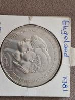 25 Pence 1981 - Prins Charles & Diana, Koningin Beatrix, Geboorte of Huwelijk, Losse munt, Overige waardes