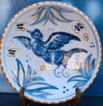 Wandbord.  Made Talevera. Pájaro volador Mexico.  19 cm., Ophalen