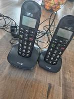 Doro PhoneEasy 100W Duo DECT Telefoon - Zwart, Ophalen of Verzenden, Zo goed als nieuw, 2 handsets
