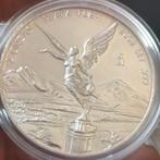 2 oz zilver munt Mexico 2002, Postzegels en Munten, Edelmetalen en Baren, Ophalen of Verzenden, Zilver