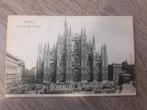 Milano Plazza del duomo Italië 1938, Ophalen of Verzenden, 1920 tot 1940, Italië