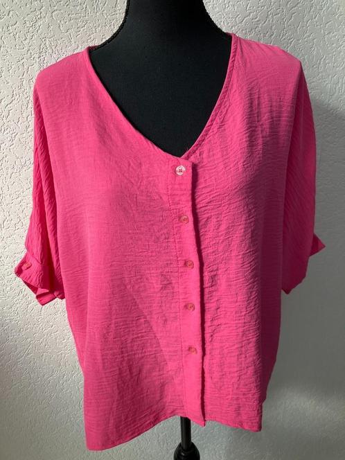FOS amsterdam L/XL valt als XL/XXL oksel tot oksel 66 cm, Kleding | Dames, Grote Maten, Zo goed als nieuw, Blouse of Tuniek, Ophalen of Verzenden