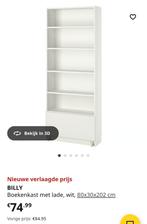 Ikea Billy boekenkast met lade., Ophalen, 200 cm of meer, 50 tot 100 cm, Zo goed als nieuw