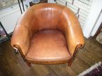2 Schapenleren fauteuils, Huis en Inrichting, Ophalen, Minder dan 50 cm, Gebruikt, Minder dan 75 cm