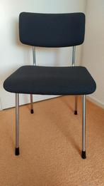 Vintage stoel, Huis en Inrichting, Stoelen, Ophalen, Gebruikt, Zwart, Metaal