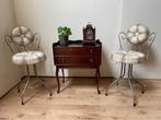 2 antieke/vintage boudoir stoeltjes, fauteuil stoeltje stoel, Ophalen