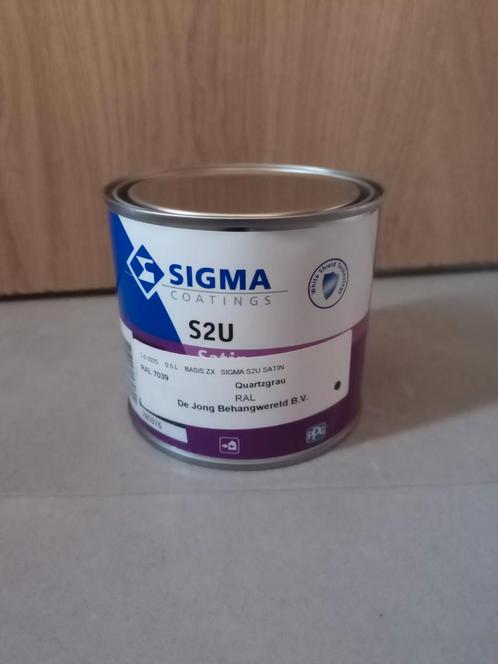 Sigma lak voor buiten, RAL 7039, zijdeglans, 0,5 liter, Doe-het-zelf en Verbouw, Verf, Beits en Lak, Nieuw, Lak, Minder dan 5 liter