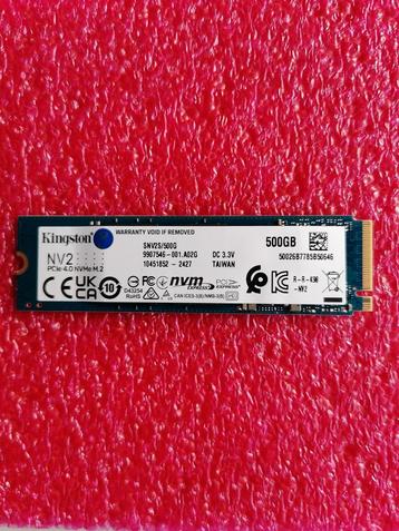 Kingston NV2 500GB nvme m2 SSD harde schijf 4x4 gen - Nieuw! beschikbaar voor biedingen