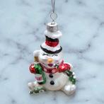 Sneeuwpop kerstbal snowman, Diversen, Kerst, Ophalen of Verzenden, Nieuw