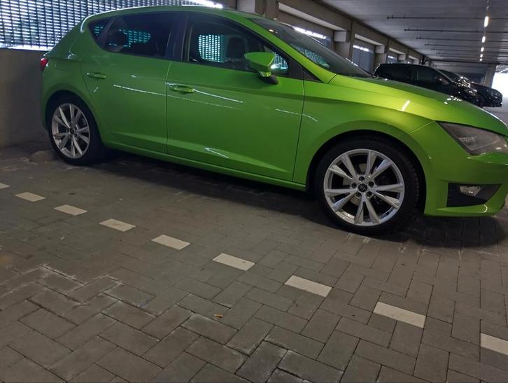 Originele Audi velgen met zgan Continental 4 seizoensbanden, Auto-onderdelen, Banden en Velgen, Banden en Velgen, All Season, 18 inch