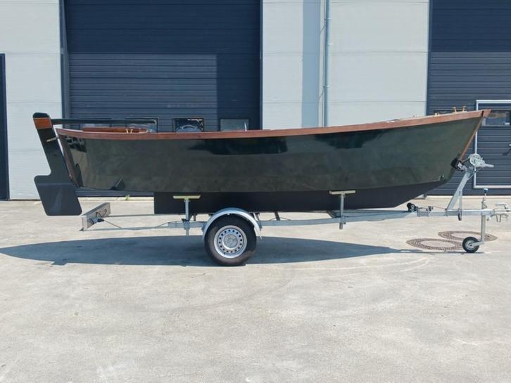 🚤 Gloednieuwe houten sloep, optie trailer, inruil mogelijk✅, Watersport en Boten, Sloepen, Nieuw, 10 tot 30 pk, 3 tot 6 meter