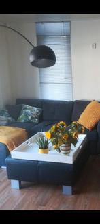 Salontafel poef+dienblad, Huis en Inrichting, Tafels | Salontafels, Ophalen, Gebruikt, 50 tot 100 cm, 50 tot 100 cm