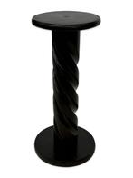 Antieke Gedraaide Houten plantenstandaard sokkel tafeltje, Huis en Inrichting, Woonaccessoires | Zuilen en Pilaren, Gebruikt, Vintage