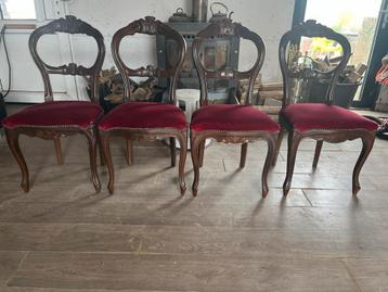 Biedermeier Stoelen Set van 4 beschikbaar voor biedingen