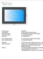 Kozijnen antraciet 2x nieuw 135x94 incl horren, Doe-het-zelf en Verbouw, Kozijnen en Schuifpuien, Raamkozijn, Nieuw, Hout, Ophalen