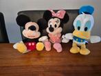 Disney Knuffels: Mickey, Minnie & Donald, Ophalen of Verzenden, Nieuw, Overige typen