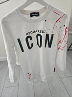 Originele Dsquared2 Icon Trui Wit- Maat S zo goed als nieuw, Dsquared2, Wit, Ophalen of Verzenden, Zo goed als nieuw