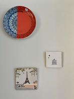 Wanddecoratie set | StoryTiles | Heinen Delfts Blauw, Huis en Inrichting, Ophalen, Zo goed als nieuw