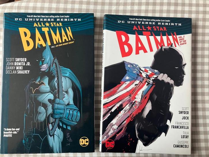 All-Star Batman by Snyder hardcover set, Boeken, Strips | Comics, Zo goed als nieuw, Complete serie of reeks, Amerika, Ophalen of Verzenden