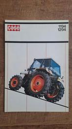 Folder CASE 1194 - 1294 tractor, trekker, Ophalen of Verzenden, Zo goed als nieuw, Folder