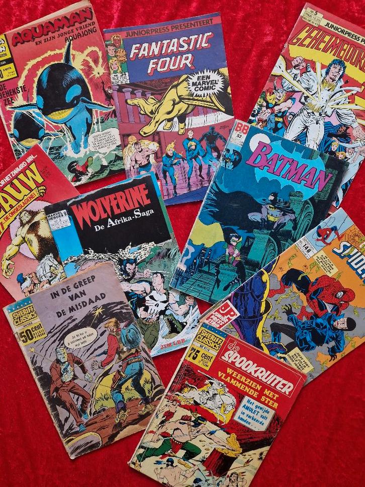 partij comics strips - deels op foto, Boeken, Strips | Comics, Gelezen, Meerdere comics, Amerika, Ophalen