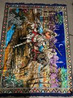 Vintage Wandtapijt met Ruiters, Antiek en Kunst, Ophalen