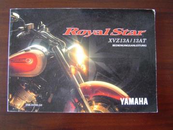 Yamaha XVZ13A 13AT 1995 Royal Star bedienungs anleitung XVZ beschikbaar voor biedingen