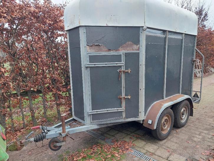 1,5 paards trailer   met kenteken  voor weinig, Dieren en Toebehoren, Paarden en Pony's | Trailers en Aanhangwagens, Gebruikt