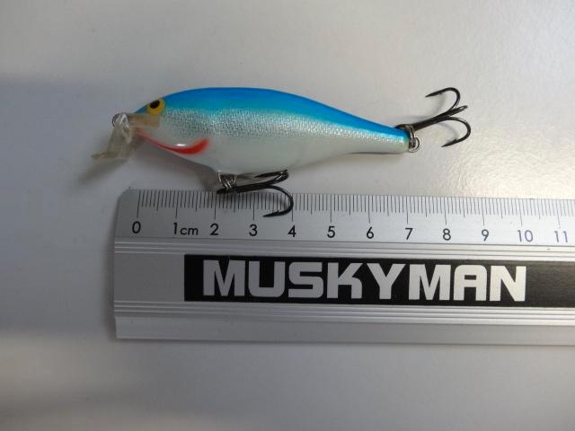 Kunstaas: Rapala Shallow Shad Rap (SSR-7) pluggen, Watersport en Boten, Hengelsport | Roofvissen, Gebruikt, Overige typen, Verzenden