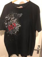 Slayer skulls & wing logo  vintage band t-shirt zwart XL., Verzamelen, Ophalen of Verzenden, Zo goed als nieuw