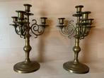 Koperen 4-armige kandelaars, Antiek en Kunst, Ophalen of Verzenden, Koper of Brons