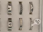 IXXXI vulringen maat 18 zilverkleurig - zwart € 5 p.s., Sieraden, Tassen en Uiterlijk, Ringen, Verzenden, Nieuw, IJzer of Staal