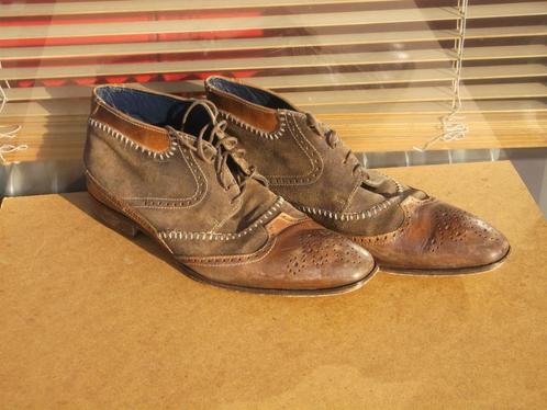 Aparte schoenen van Giorgio (leer/suede) (maat 41), Kleding | Heren, Schoenen, Zo goed als nieuw, Bruin, Ophalen of Verzenden