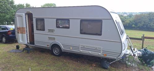 TABBERT DA VINCI 540 bwj 2008 BIEDEN VANAF 4000 E, Caravans en Kamperen, Caravans, Particulier, tot en met 6, 1250 - 1500 kg, Treinzit