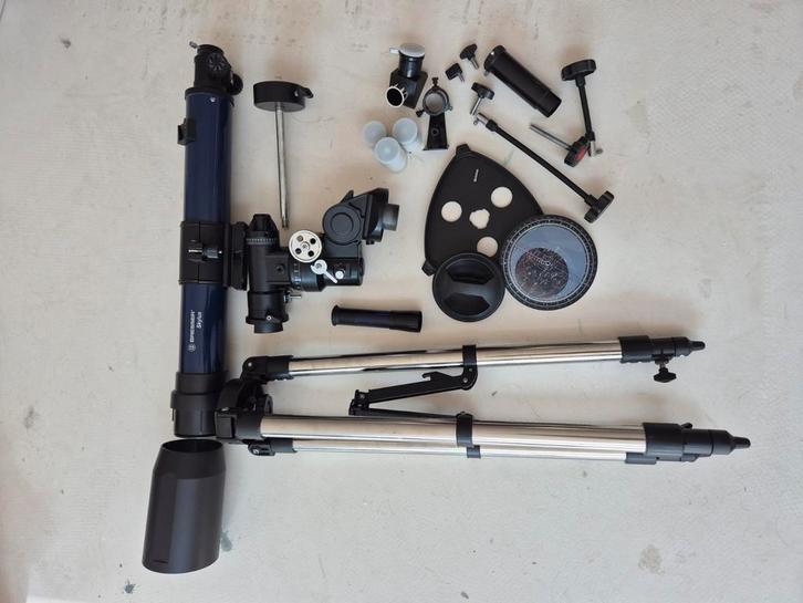 Sterrenkijker Bresser skylux, Audio, Tv en Foto, Optische apparatuur | Telescopen, Gebruikt, Lenzentelescoop (refractor), Minder dan 80 mm