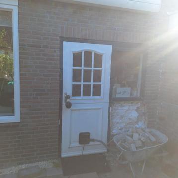 hardhout deelbare deur met dubbel glas beschikbaar voor biedingen