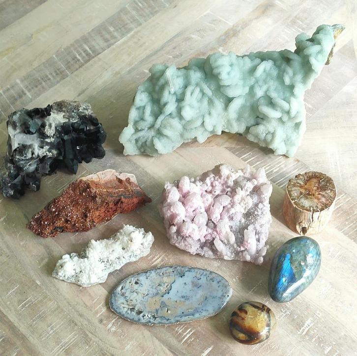 Verzameling mineralen, Verzamelen, Mineralen en Fossielen, Mineraal, Ophalen