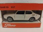 TEKNO 1:43 NO#837 SAAB 99 WHITE boxed, Hobby en Vrije tijd, Ophalen of Verzenden, Zo goed als nieuw, Auto, Overige merken