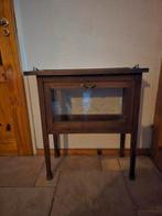 Vintage Eiken Theekastje met Dienblad - Jaren '20, Huis en Inrichting, Kasten | Vitrinekasten, Ophalen of Verzenden
