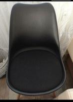 4 kuipstoelen zwart, Ophalen, Gebruikt, Zwart