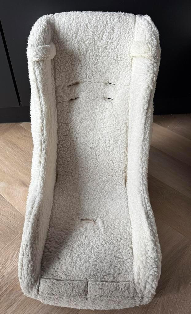 (2x) Melia Peuterschaal Bakfiets (7-18mnd) schapenwol, Fietsen en Brommers, Fietsen | Bakfietsen, Gebruikt, 1 kind, Ophalen