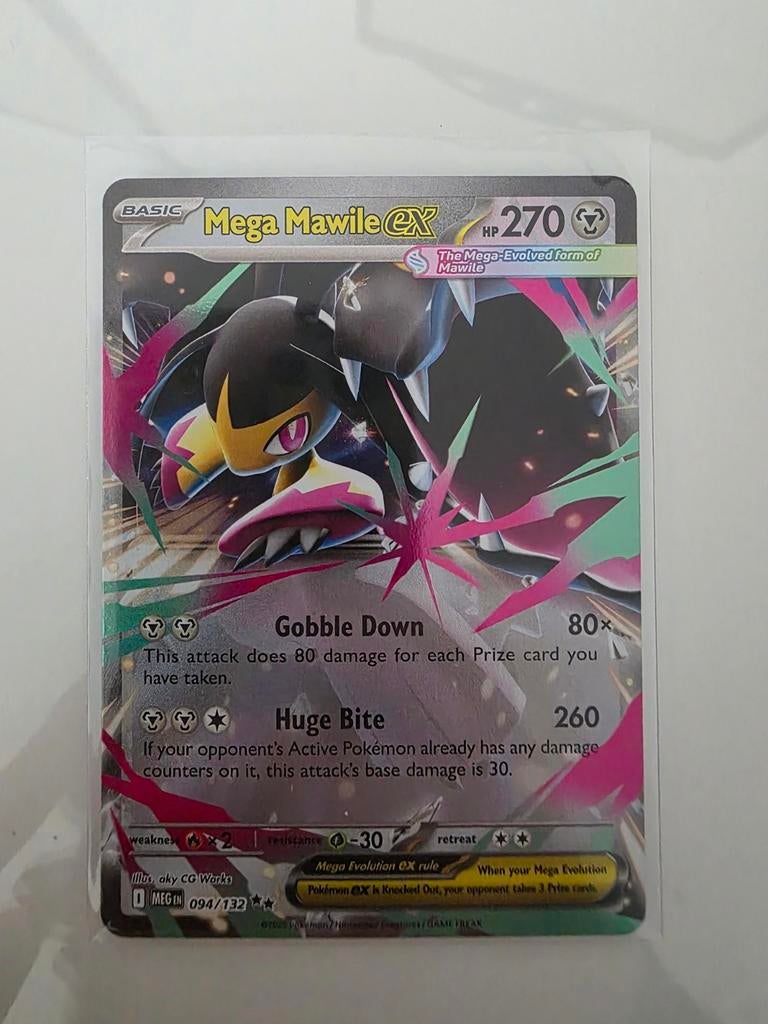 Pokemon Mega Mawile ex 094/132 Mega Evolution, Ophalen of Verzenden, Losse kaart